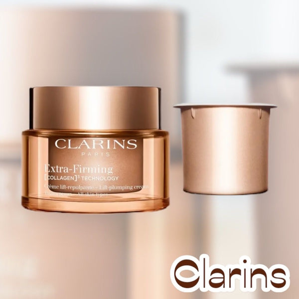 新版 Clarins EXTRA FIRMING day cream~ dry skin recharge 煥顏緊緻日霜(乾性) 50ml. 抗皺 緊緻 提升