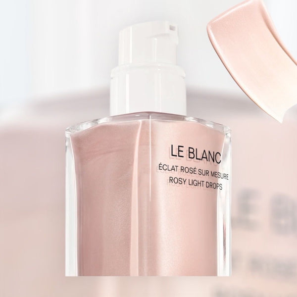 Chanel Le Blanc Rosy Light Drops 剔透亮肌光影液 30ml 亮澤提升色素 一抹珠光色調 打造清新亮麗肌膚