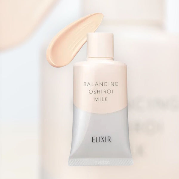 日本ELIXIR Balancing Oshiroi Milk 水油平衡防曬隔離乳液 SPF50+ 35g # 常規版/ 潤色提亮版 (Tone Up)