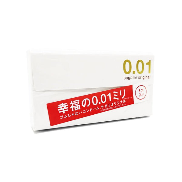 日本 SAGAMI 相模 幸福 0.01MM安全套5片裝(白盒)