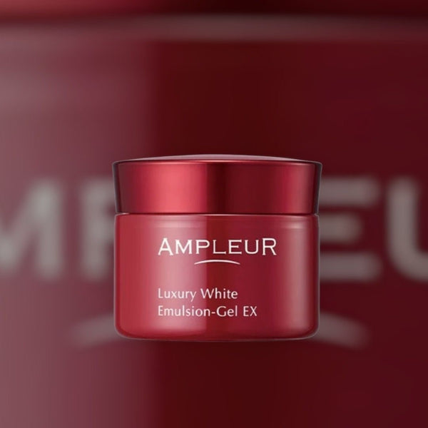 Ampleur 奢寵耀白小紅罐素肌面霜 50g🩷Luxury White Emulsion-Gel Ex brightening lifting formula凝聚美容液+乳液+啫喱凝膠這3種效果