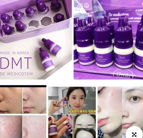 韓國 最新升級版 De medicotem DMT 素顏滴精華熬夜精華精華液15ml #韓國醫美專用DMT幹細胞美白修護素顏滴 👉🏻15ml送5ml🩷