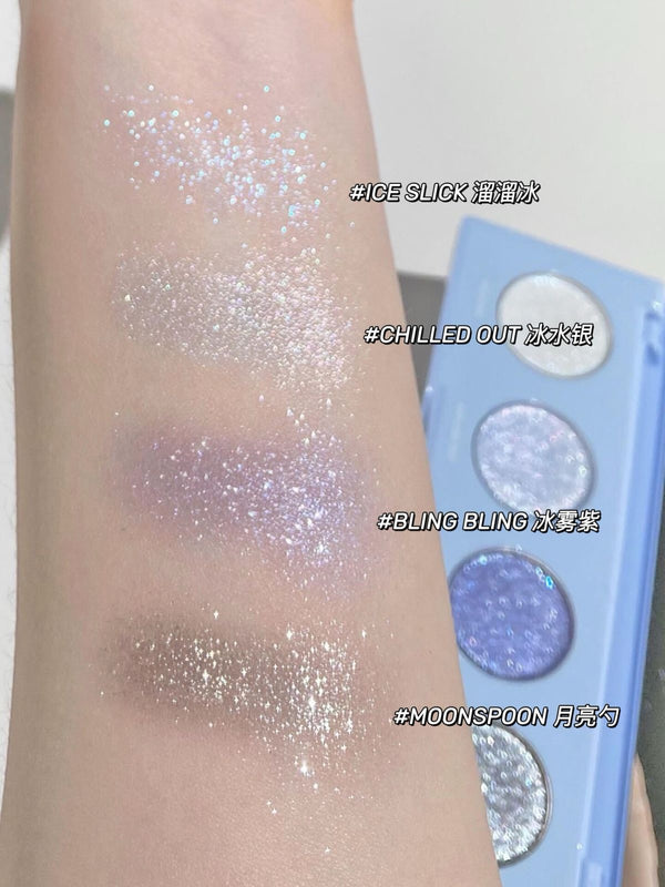 Urban Decay 衰敗城市 冰閃盤 四色眼影盤 Moondust Glitter Eyeshadow Palette