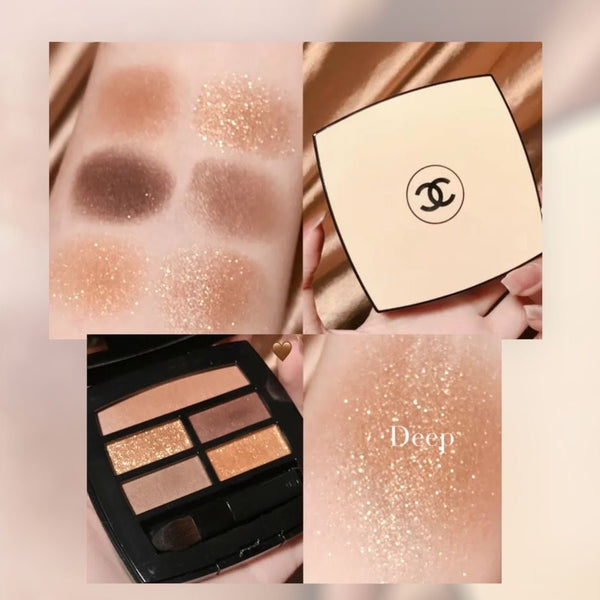 Chanel Les BeIges Healthy glow natural eyeshadow palette 4.5g #Deep 深遂金棕大地神色🤎五色眼影盤