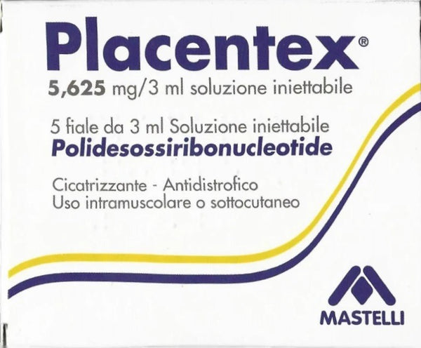 Placentex PDRN 5.625mg意大利三文魚水光精華最高濃度 3ml*5 批文版/歐洲版