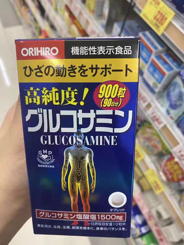 Orihiro 立喜樂 高純度氨基葡萄糖軟骨素 1500mg 900粒(90日分)