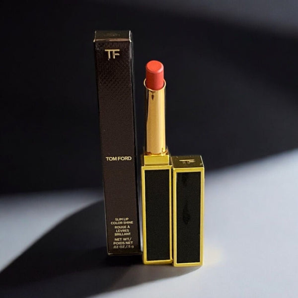 Tom Ford Slim Lip Colour Shine 5g 新款 極細長黑管唇膏