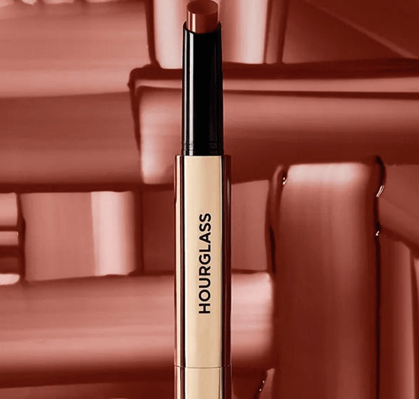 Hourglass 豐盈鏡面唇膏 金色幼管💄新色 #135 haze 玫瑰豆沙