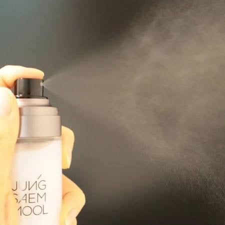 韓國Jung Saem Mool 鄭瑄茉 精華細微貼合定妝噴霧 三合一水光柔膚水 補水保濕控油 服帖持妝 55Ml