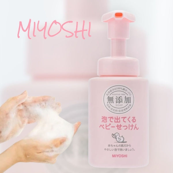 日本 Miyoshi 無添加嬰兒沐浴泡沫 250ml