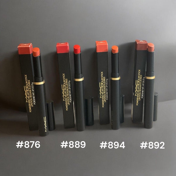 Mac Power Kiss Velvet Blur Slimstick Lipstick 2g 魅可絲緞絨霧細管唇膏