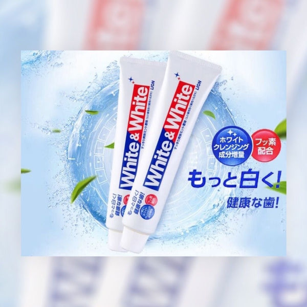 LION White & White 獅王特效美白牙膏150g