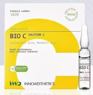 innoaesthetics Bio C 01 拋光煥膚安瓶 英諾 煥膚發光安瓶 Solution 1:5支x2ml #拋光酸 #居家美白酸