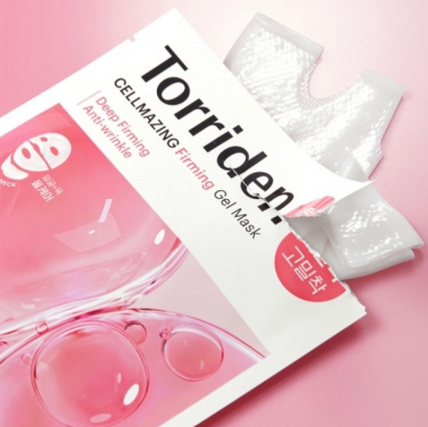 韓國 Torriden Cellmazing 低分子膠原蛋白緊緻凝膠面膜 4 pcs + 頸膜 4pcs