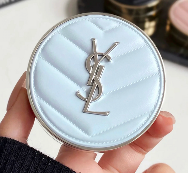 YSL 聖羅蘭 新冰藍氣墊 恆時輕透霧光定妝冰氣墊 All Hours Blur Cushion