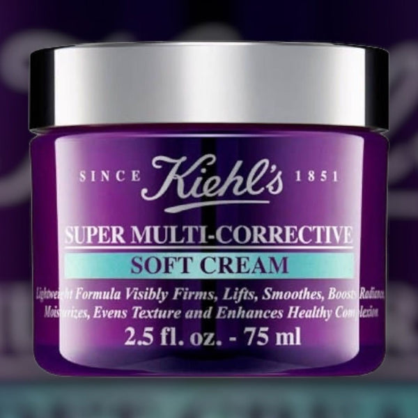 Kiehl's 科顏氏💜 紫玻A超進化無油抗老多重緊緻輕乳霜 75ml Super Multi Corrective Soft Cream#抗老保濕霜 #增強光澤 #改善肌膚彈性
