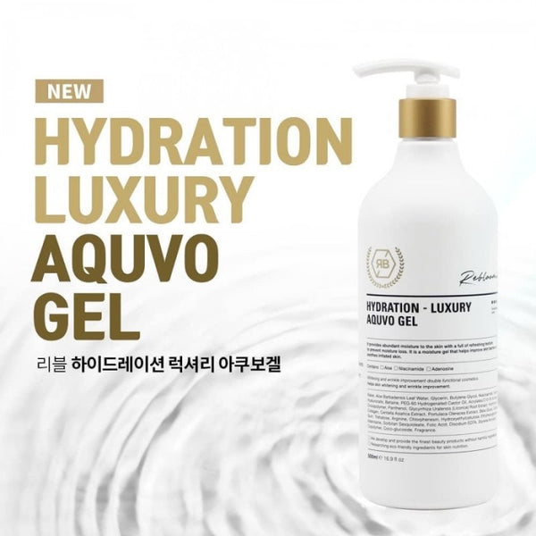 Korean Medical Aesthetic Brand RE:BL ReBloom Hydration Luxury Aquvo Gel 500ml