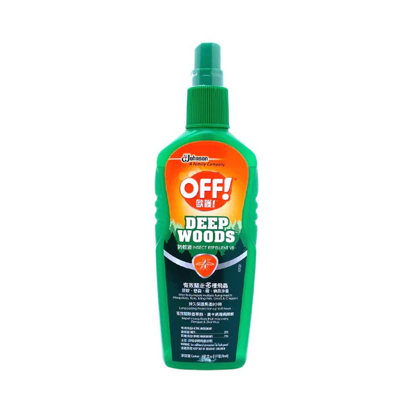 歐護 OFF! Deep woods 綠色蚊怕水 177mL #持久長效高達8小時
