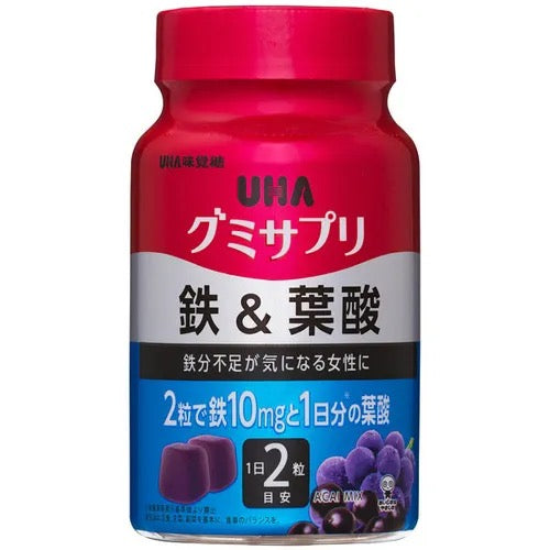 UHA 味覺糖 Gummy Supplement 鐵& 葉酸