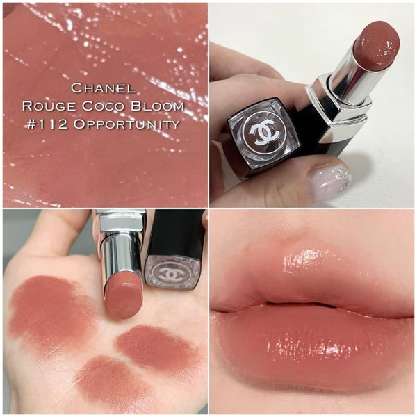 Chanel RougeCoco Bloom 3g #112 Opportunity #銀管 #絕版