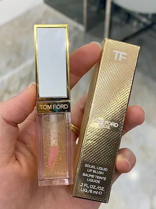 Tom Ford Soleil Liquid Lip Blush 6ml 璀璨流光液體唇釉 24K金箔變色唇油 👉🏻隨溫變色