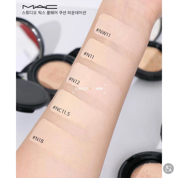 Mac 專業無瑕霧鏡氣墊粉底SPF 50/PA+++ 12g 🖤Studio Fix 24Hr Soft Matte Cushion Foundation #N12 Light Beige