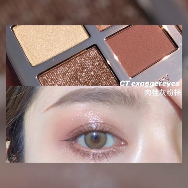 Charlotte Tilbury exaggereyes 眼影盤- 肉桂灰粉棕🤎閃爍溫柔消腫#超大眼