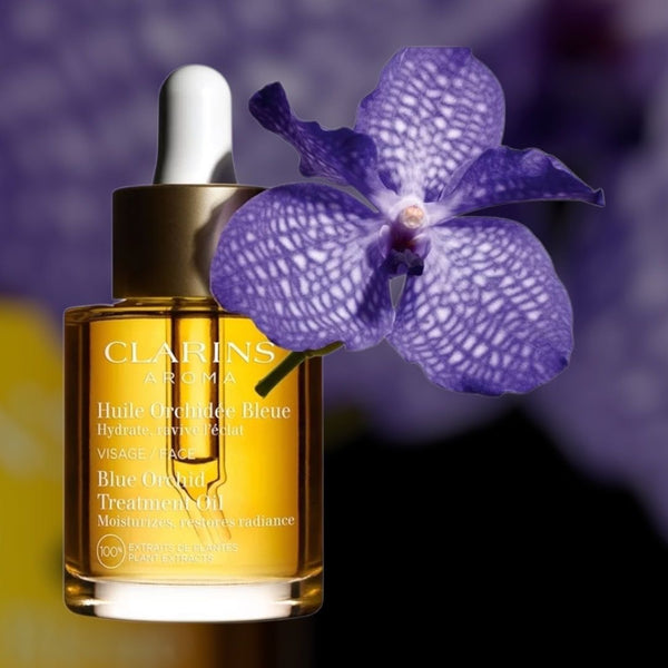 Clarins Blue Orchid Face Treatment Oil 蘭花護理油 30ml 煥活和調理 預防肌膚缺水 肌膚更滋潤光滑