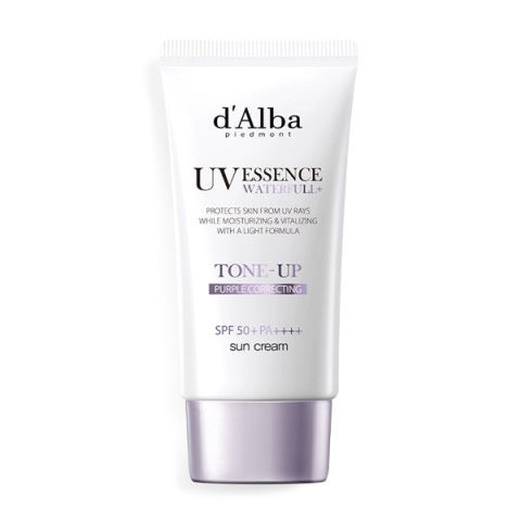 韓國🇰🇷 D'alba 水潤調色精華防曬乳 50ml UV Essence Waterfull Tone-up Sunscreen #Purple Correcting 薰衣草色 #粉色