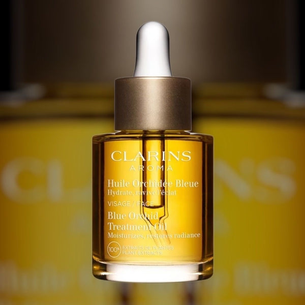 Clarins Blue Orchid Face Treatment Oil 蘭花護理油 30ml 煥活和調理 預防肌膚缺水 肌膚更滋潤光滑