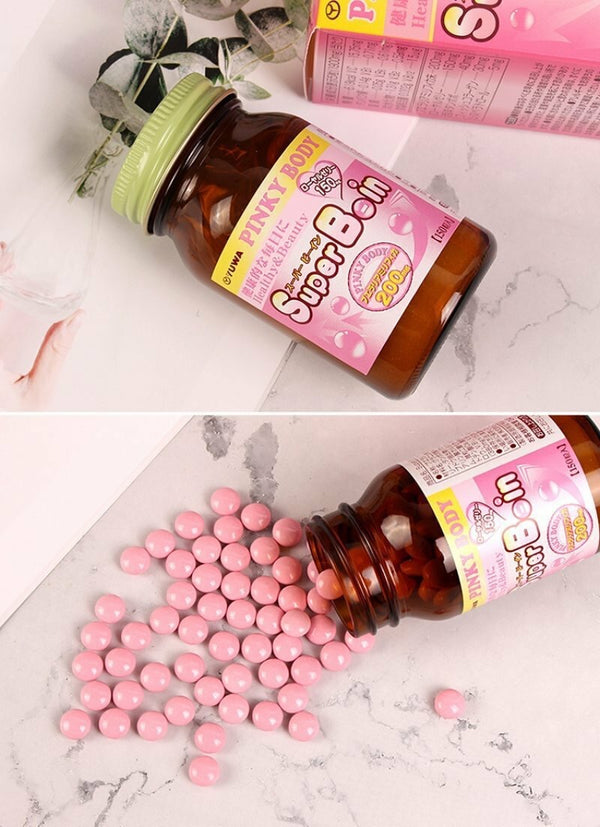 日本🇯🇵Yuwa Pinky Body Super B-in 再春館 野葛根升級豐胸丸 150粒