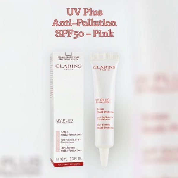 Clarins UV Plus Anti-Pollution SPF50 - Pink 抗污染透薄防曬霜 SPF50 - 粉紅色 10ml/50ml