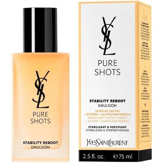 Ysl 🆕Pure Shots Stability Reboot Emulsion 75ml 夜皇后調皮乳 #NEW #外強韌內修復