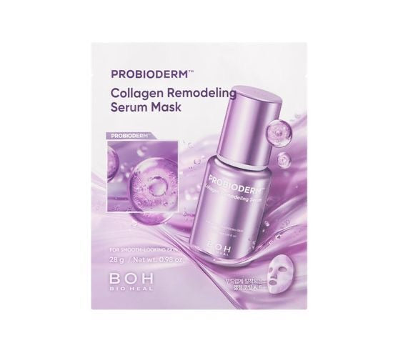 BIOHEAL BOH(百析珀)推出的 Probioderm Collagen Remodeling Serum Mask益生菌膠原蛋白重塑緊致毛孔精華面膜 非常熱門的超值特殊套盒(5+1片裝)