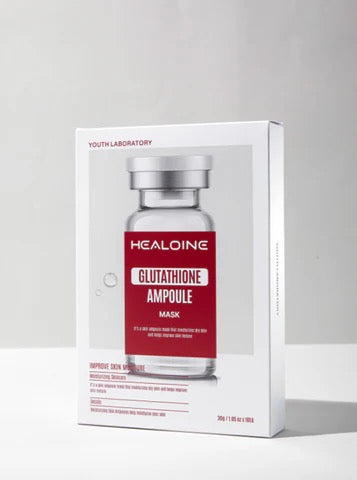 韓國 Healoine 稀洛因穀胱甘肽精華面膜(奶皮) 10pcs #美白提亮改善暗沈斑點