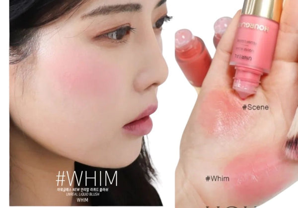 Hourglass 滴管液體胭脂 10.3ml Unreal Liquid Blush 🎀大熱色 #Scene白桃裸粉 #Whim明亮粉色 #Vision 奶油玫瑰 #Moment #Future