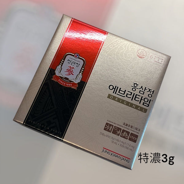Jung Kwan Jang EVERYTIME 高麗蔘精 (特濃3克⚡特純原味) Korean red ginseng extract everytime