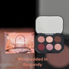 Mac Connect In Color 6-Pan Eyeshadow Palette • 6.25g #Bronze #Embedded In Burgundy #Rose Lens