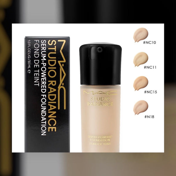 MAC Studio Radiance Serum-Powered Foundation定製鎏金粉底液 30ml #NW11 #NC12 #N11