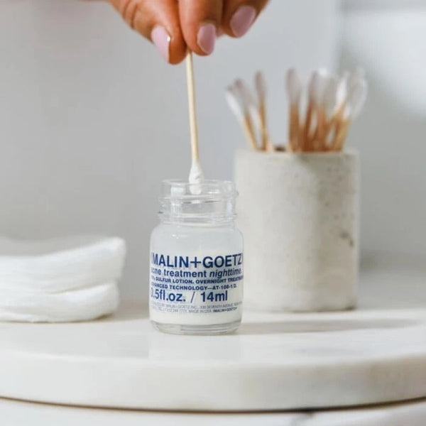 MALIN+GOETZ 馬林狗子祛痘精華 14ml 夜間暗瘡精華Acne Treatment Nightime 急救祛痘夜間精華水楊酸消閉口修復去痘
