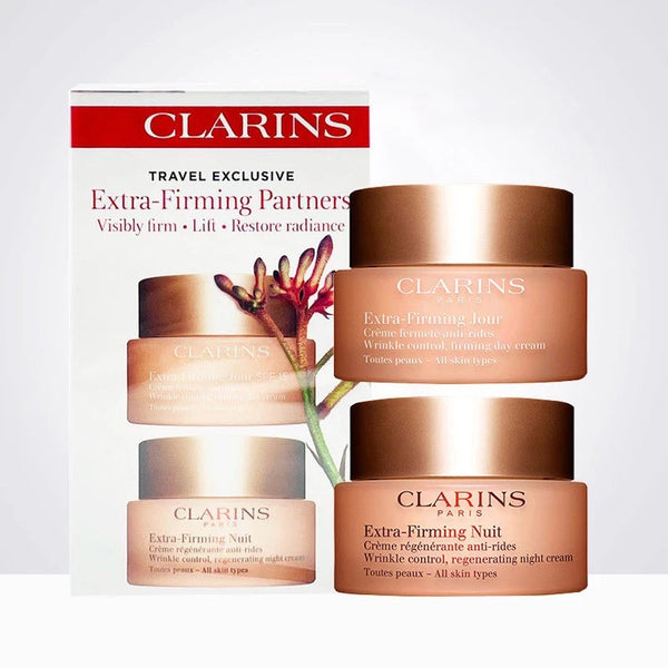 CLARINS 克蘭詩 煥顏緊緻日夜雙星特販免稅套裝Clarins Travel Exclusive Extra-Firming Partners