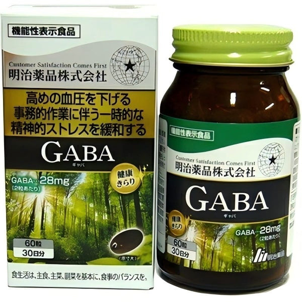 Meiji 明治藥品 GABA膠囊 60粒 #日本 #y-氨基丁 #促進深度睡眠 #舒緩神經緊張 #改善睡眠品質
