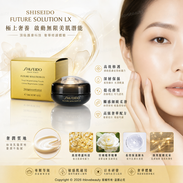 Shiseido Future Solution LX Eye and Lip Contour Regenerating Cream 17ml