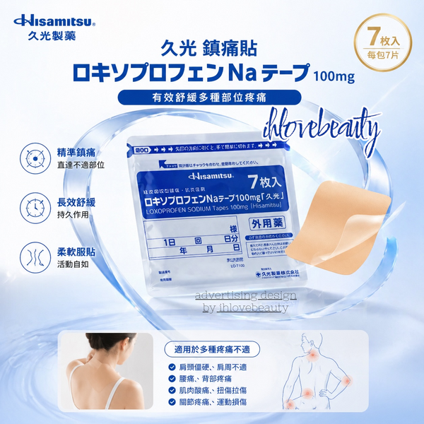 Hisamitsu Pharmaceutical Pain Relief Patches 7 pc #HisamitsuPharmaceuticalSalonpasSeries #PowerfulPenetration