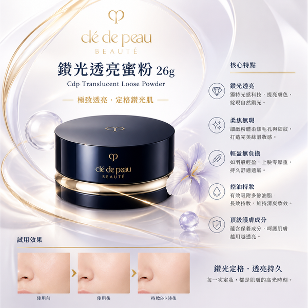 Clé de Peau 鑽光透亮蜜粉 26gCdp Translucent Loose Powder#cpb