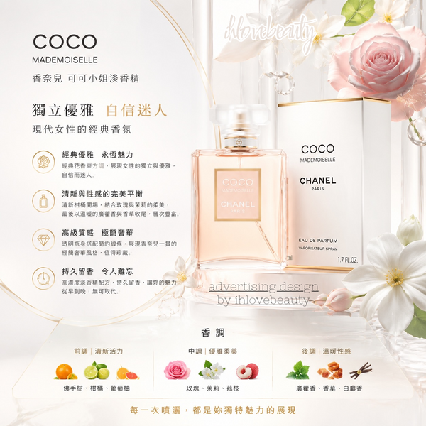 Chanel 可可小姐經典濃香水 COCO MADEMOISELLE Eau de Parfum 50ml 淡香精