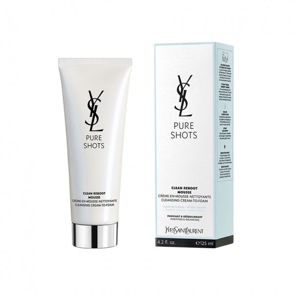 YSL Pure Shots Clean Reboot Cleansing Cream-to-Foam 125ml 極效活萃潔顏慕斯