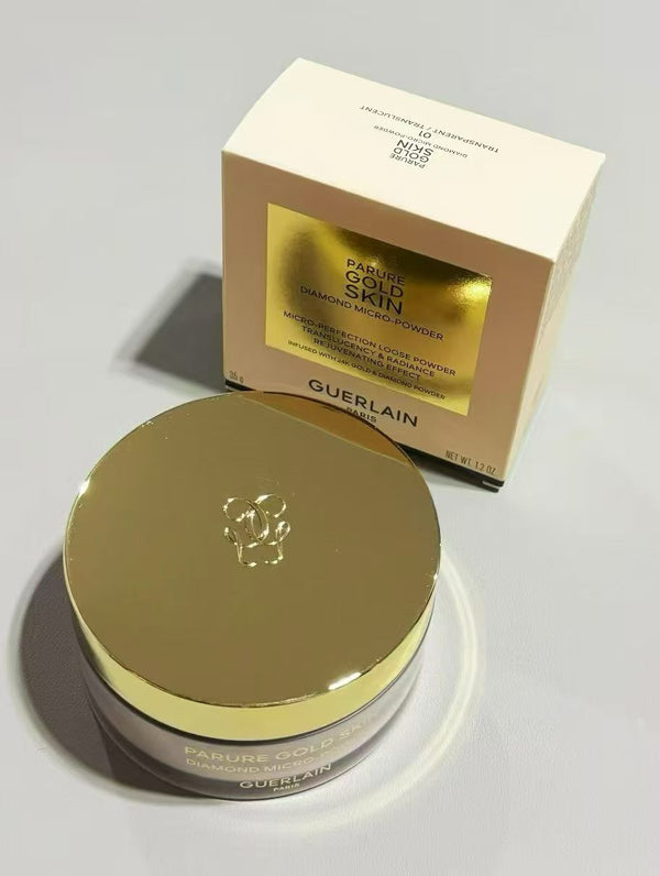 Guerlain嬌蘭 Parure Gold Skin Diamond Micro-Powder 金鑽修顏光透輕柔蜜粉