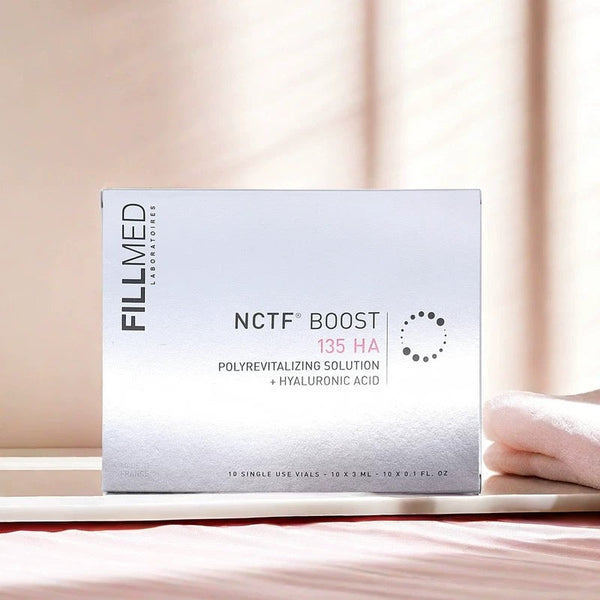 法國 Fillmed 菲歐曼 135HA 菲歐曼銀盒青春動能素精華原液水光 FILLMED NCTF BOOST 135 HA 10x3ml