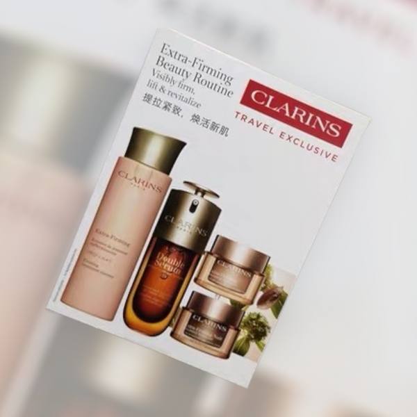 Clarins 嬌韻詩煥顏緊緻護膚套裝 Extra-Firming Beauty Routine Travel Exclusive #新版嬌韻詩 #4件組